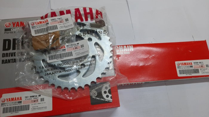 GEAR SET JUPITER MX LAMA GIR TARIK N RANTAI 1S7-W001A-00 ORIGINAL