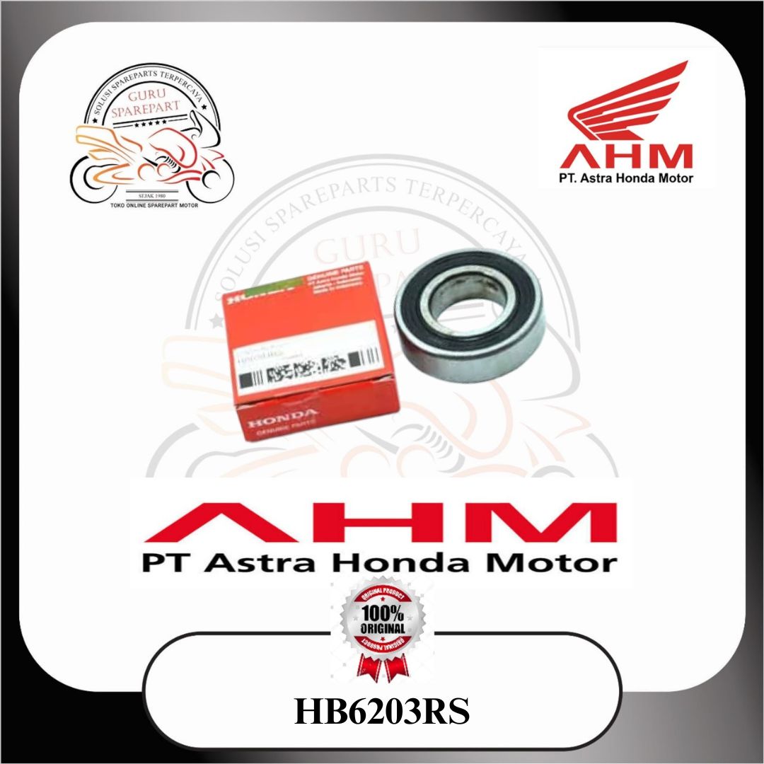 Honda Laher ,Bearing Nap Gear 6203 Honda GL MAX Silver HB6203RS