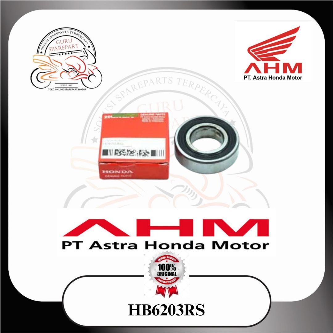 Honda Laher ,Bearing Nap Gear 6203 Honda GL MAX Silver HB6203RS