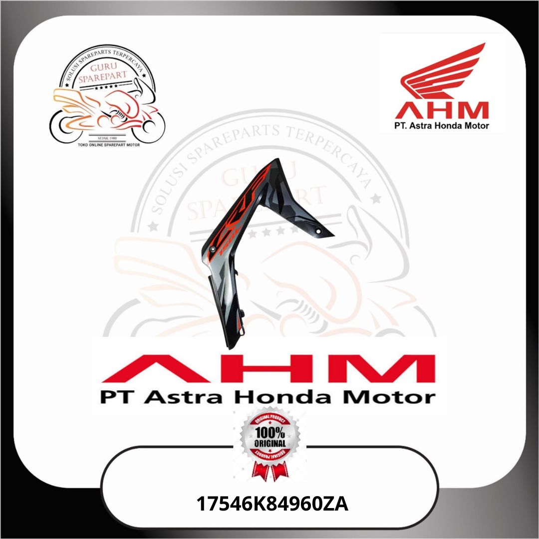Honda Cover Body Kanan Hitam Type 1 Honda CRF 150L K84 17546K84960ZA