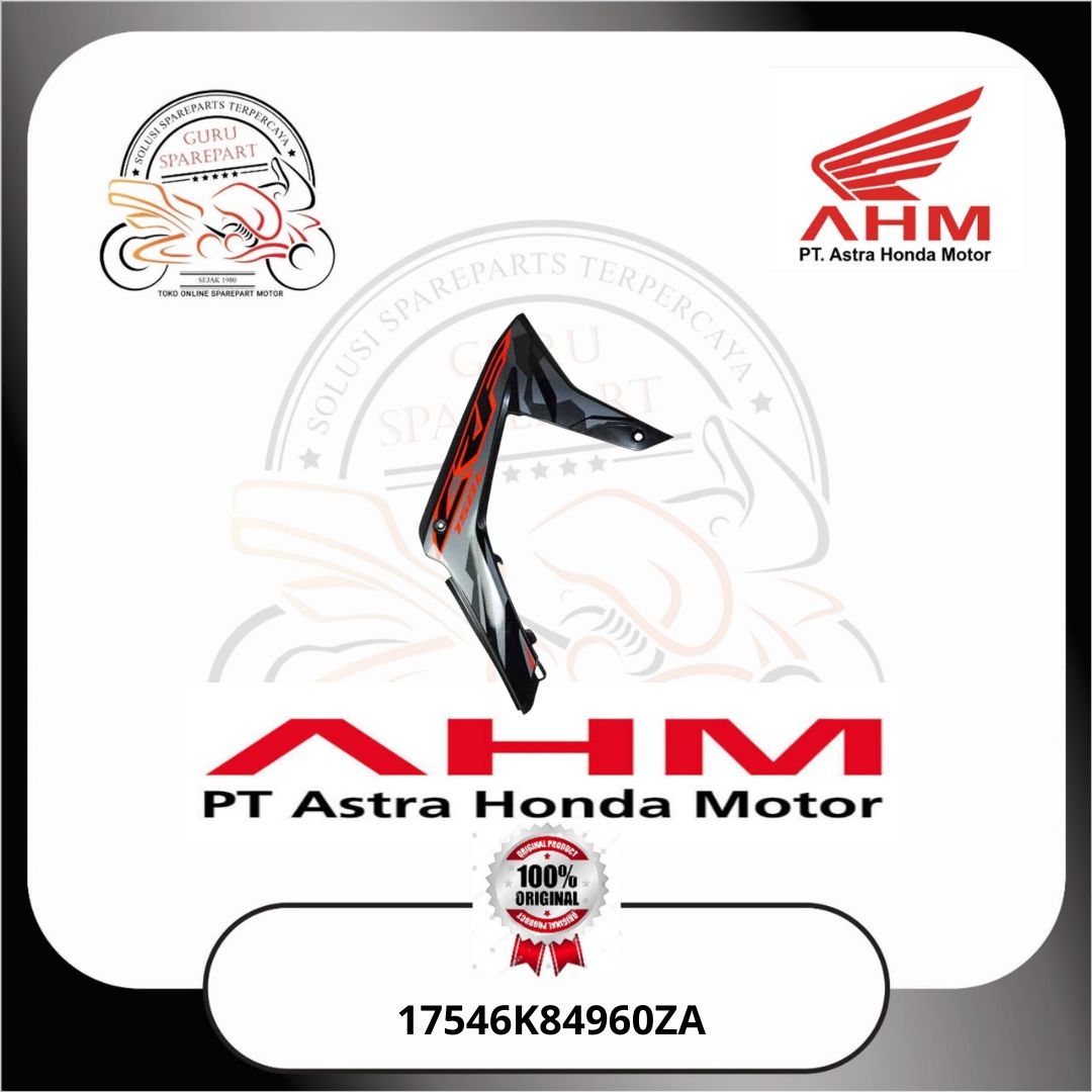 Honda Cover Body Kanan Hitam Type 1 Honda CRF 150L K84 17546K84960ZA