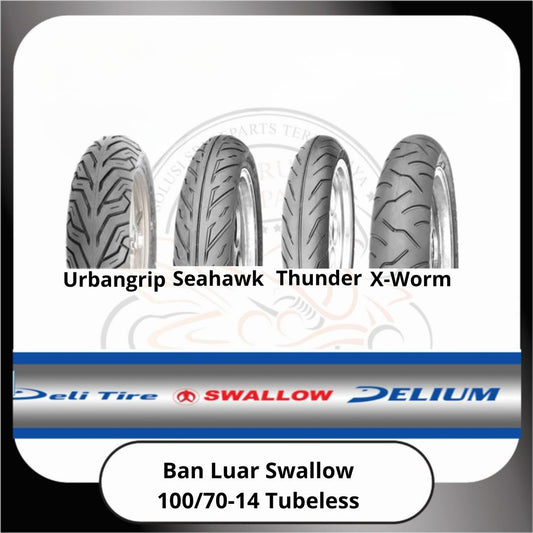 Ban Luar Swallow Tubeless 100/70-14