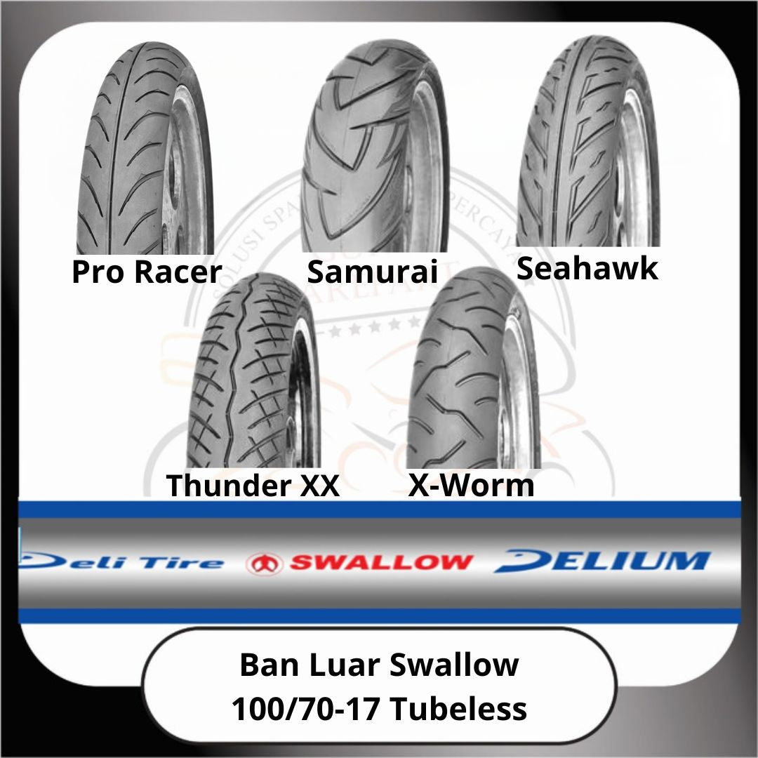 Ban Luar Swallow Tubeless 100/70-17