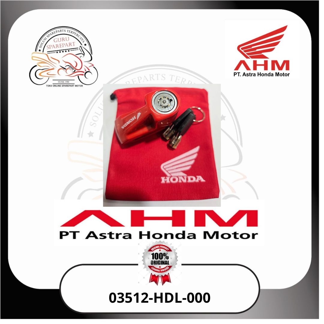 Honda Kunci Cakram Honda Disc Lock ADV 150 Dan Semua Jenis Motor 03512-HDL-000