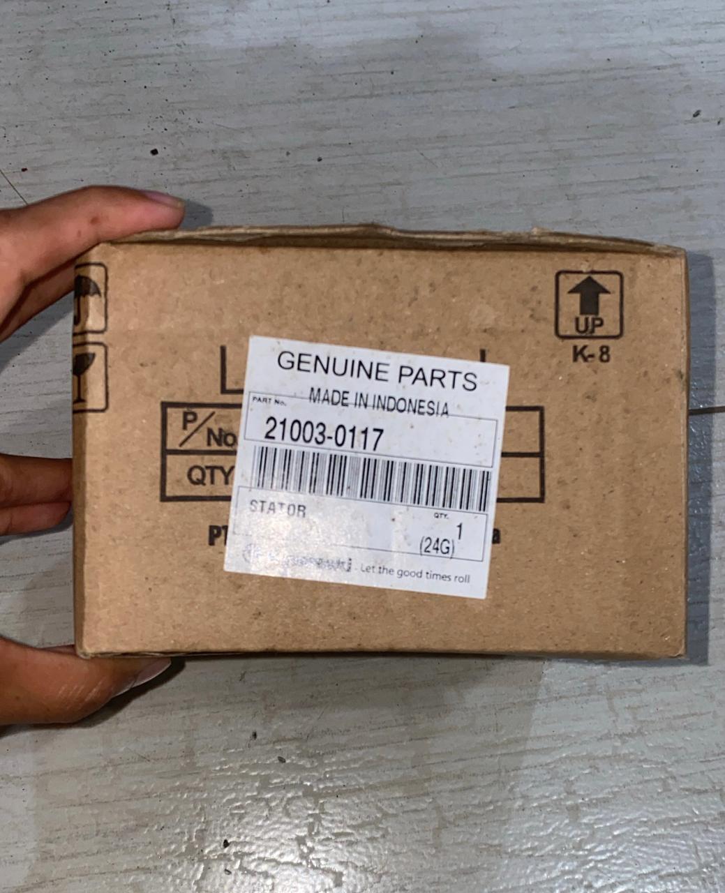Kawasaki stator spull complete klx 150 original kawasaki genuine part 21003-0117