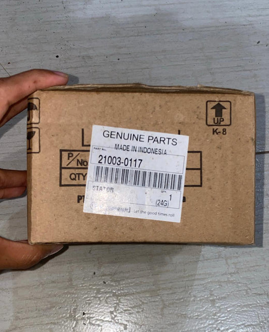 Kawasaki stator spull complete klx 150 original kawasaki genuine part 21003-0117