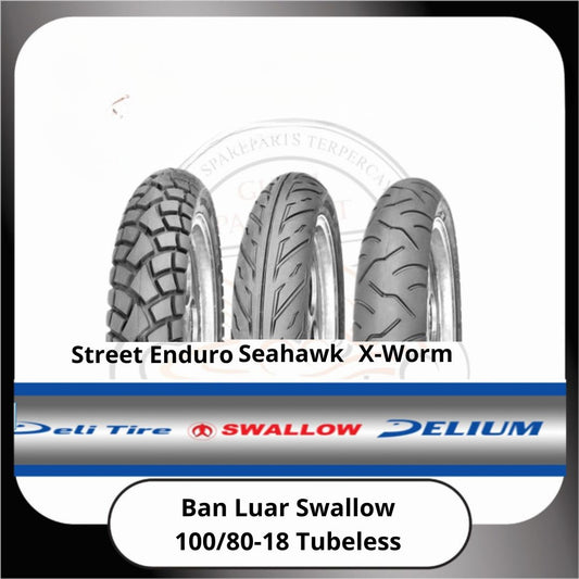 Ban Luar Swallow Tubeless 100/80-18