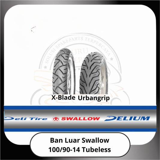 Ban Luar Swallow Tubeless 100/90-14