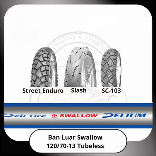 Ban Luar Swallow Tubeless 120/70-13