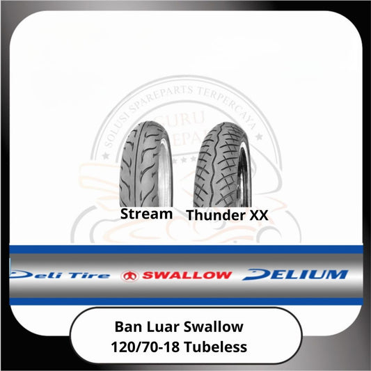 Ban Luar Swallow Tubeless 120/70-18