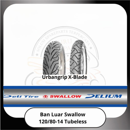 Ban Luar Swallow Tubeless 120/80-14