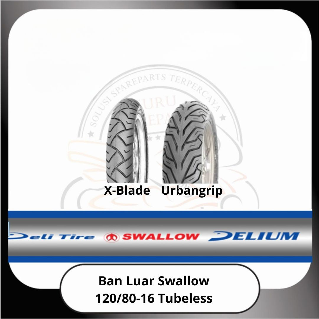 Ban Luar Swallow Tubeless 120/80-16