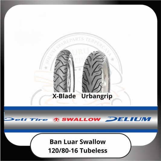 Ban Luar Swallow Tubeless 120/80-16