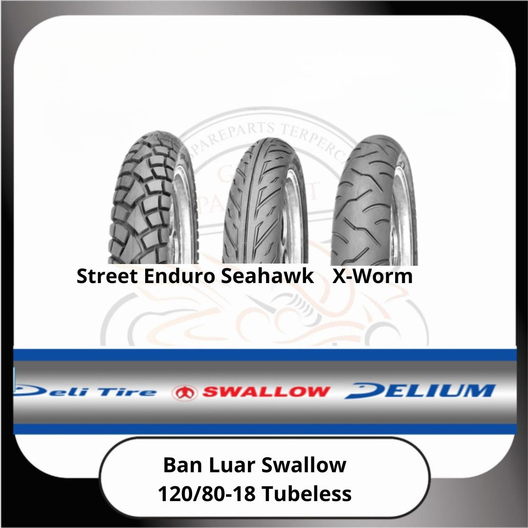 Ban Luar Swallow Tubeless 120/80-18