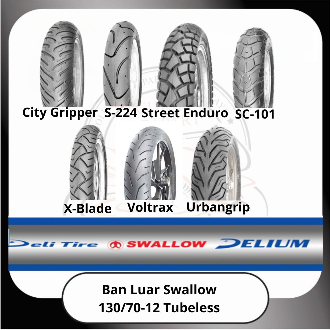 Ban Luar Swallow Tubeless 130/70-12