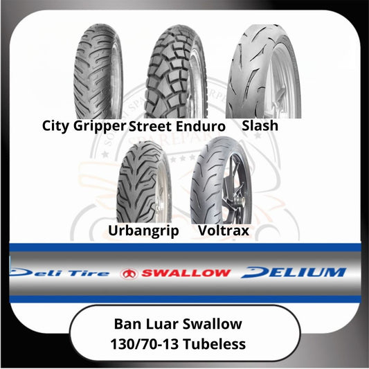 Ban Luar Swallow Tubeless 130/70-13