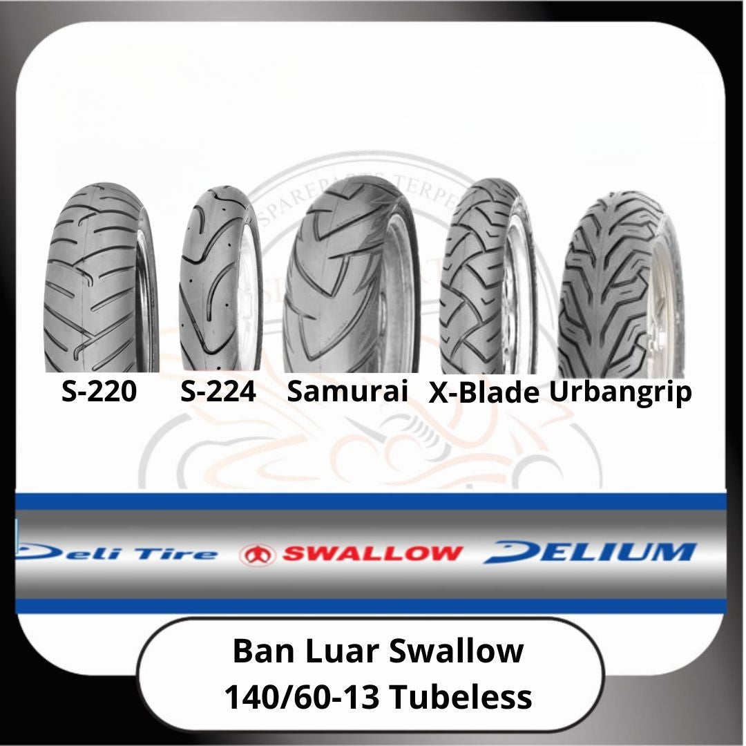 Ban Luar Swallow Tubeless  140/60-13