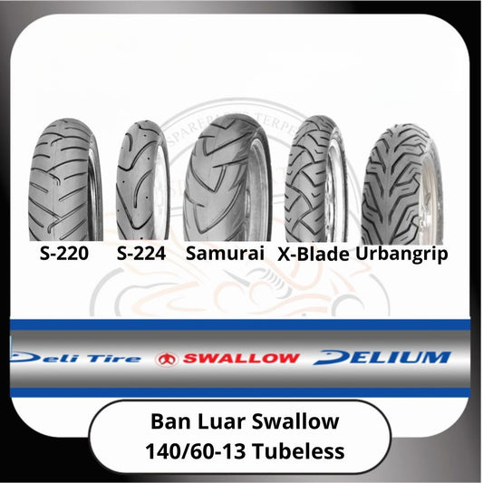 Ban Luar Swallow Tubeless  140/60-13
