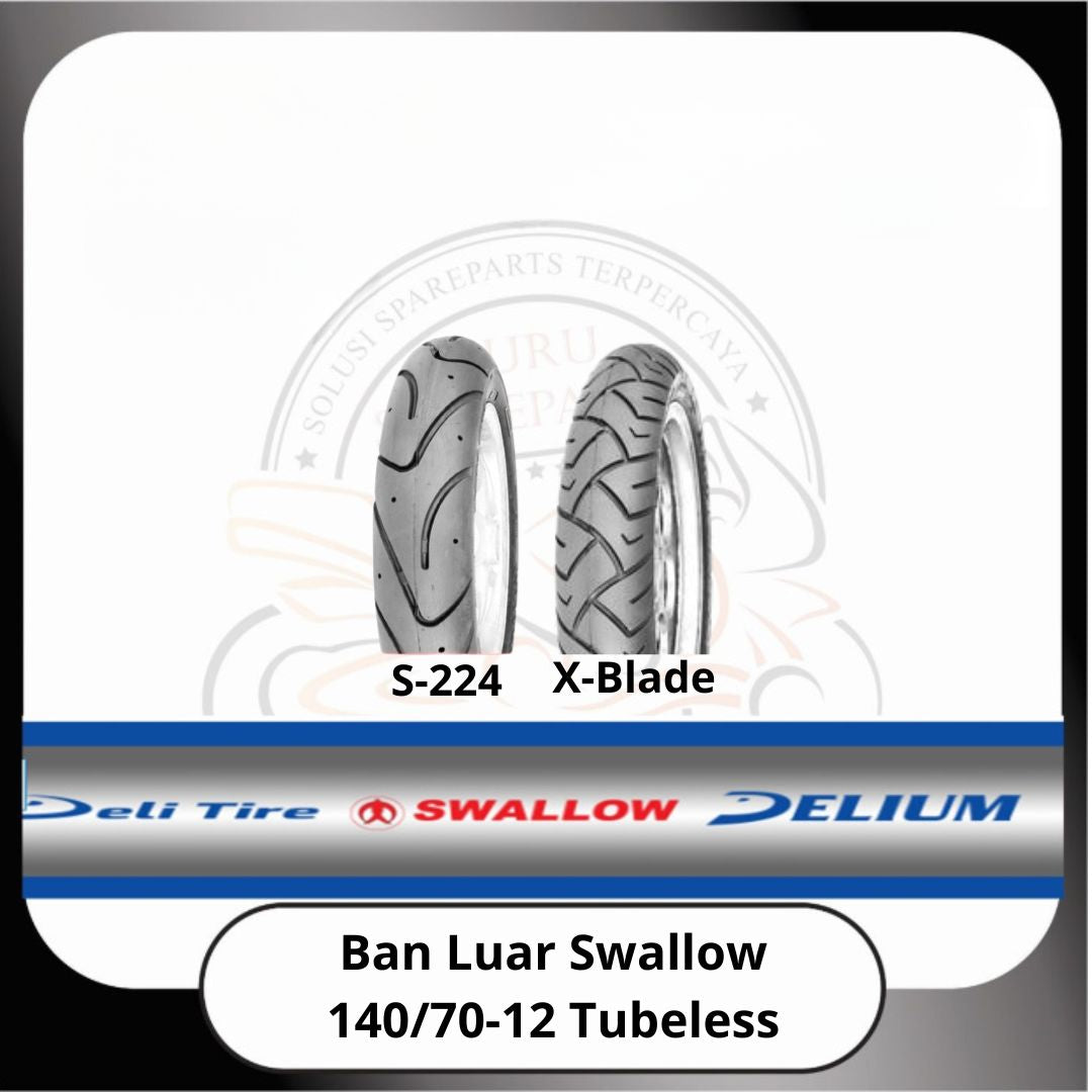 Ban Luar Swallow Tubeless 140/70-12
