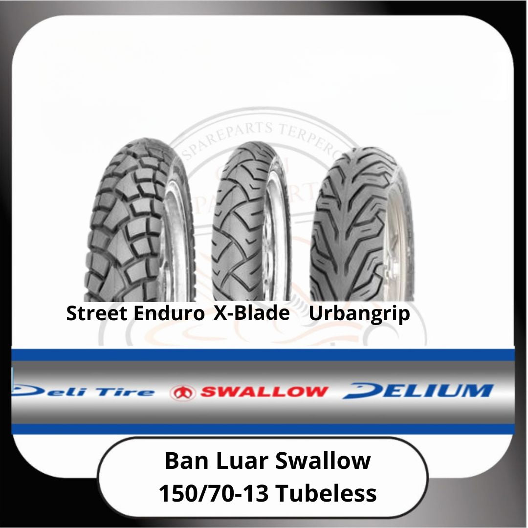 Ban Luar Swallow Tubeless 150/70-13