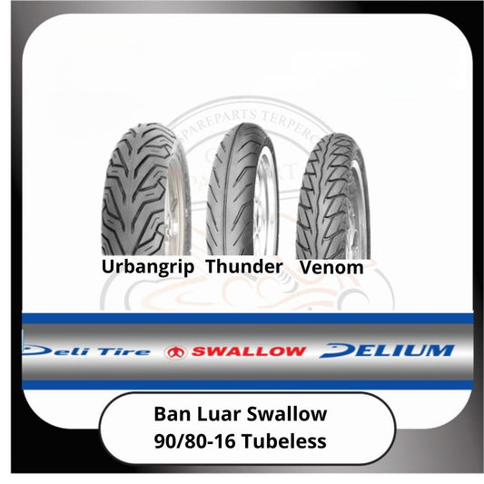 Ban Luar Swallow Tubeless 90/80-16