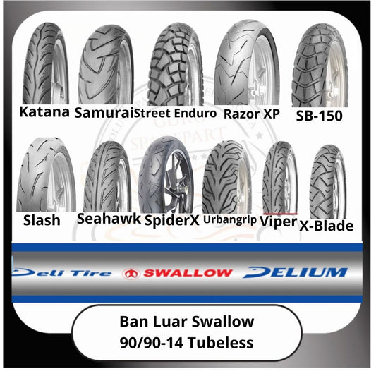 Ban Luar Swallow Tubeless 90/90-14