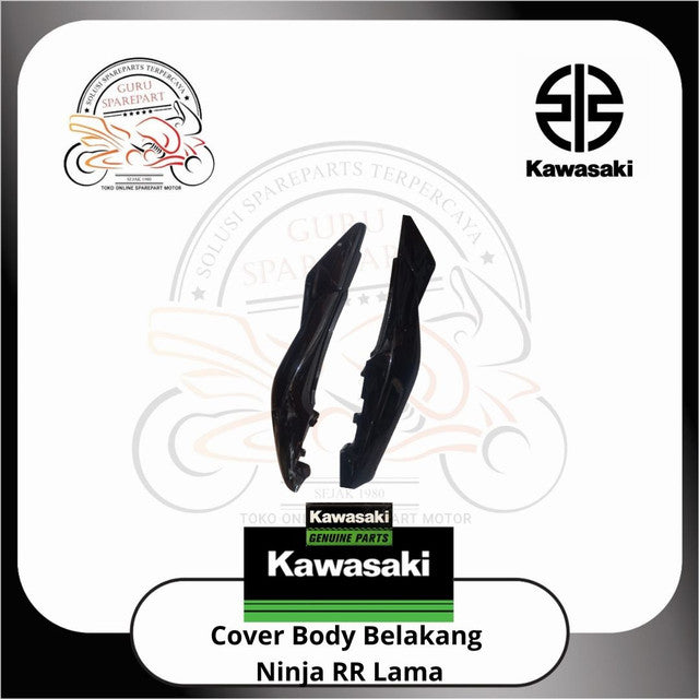 Cover Body Belakang Ninja RR Lama Hitam Kanan Kiri Original Kawasaki