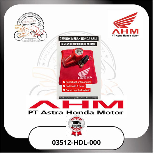 Honda Kunci Cakram Honda Disc Lock ADV 150 Dan Semua Jenis Motor 03512-HDL-000