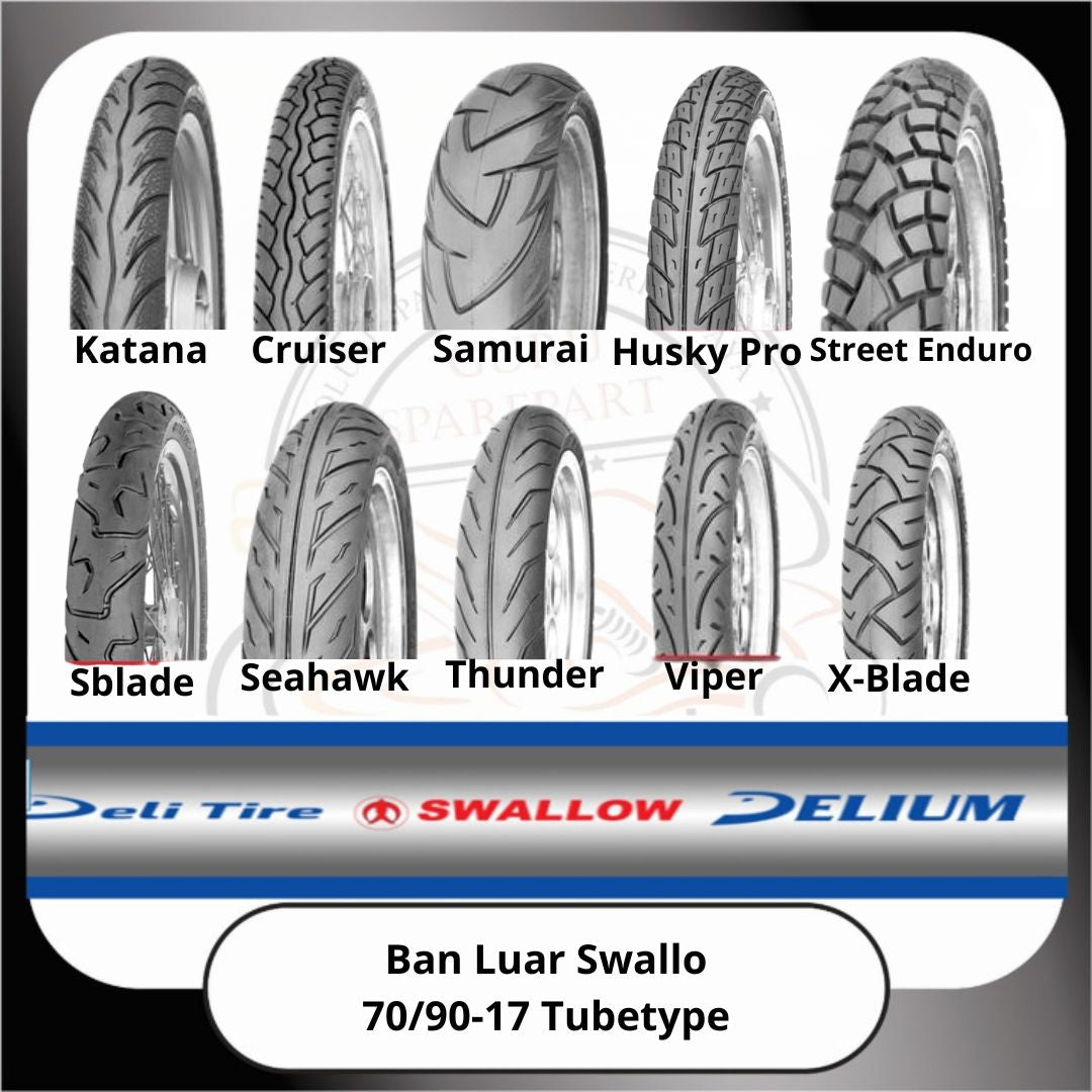 Ban Luar Swallow Tubetype 70/90-17