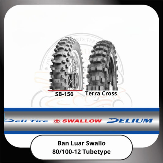 Ban Luar Swallow Tubetype 80/100-12