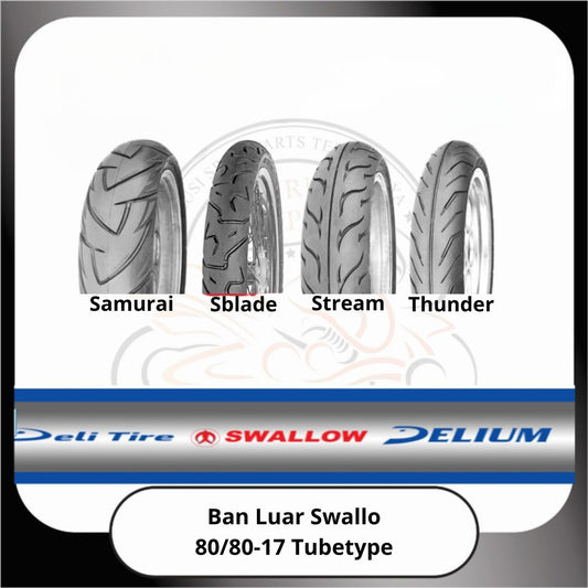 Ban Luar Swallow Tubetype 80/80-17
