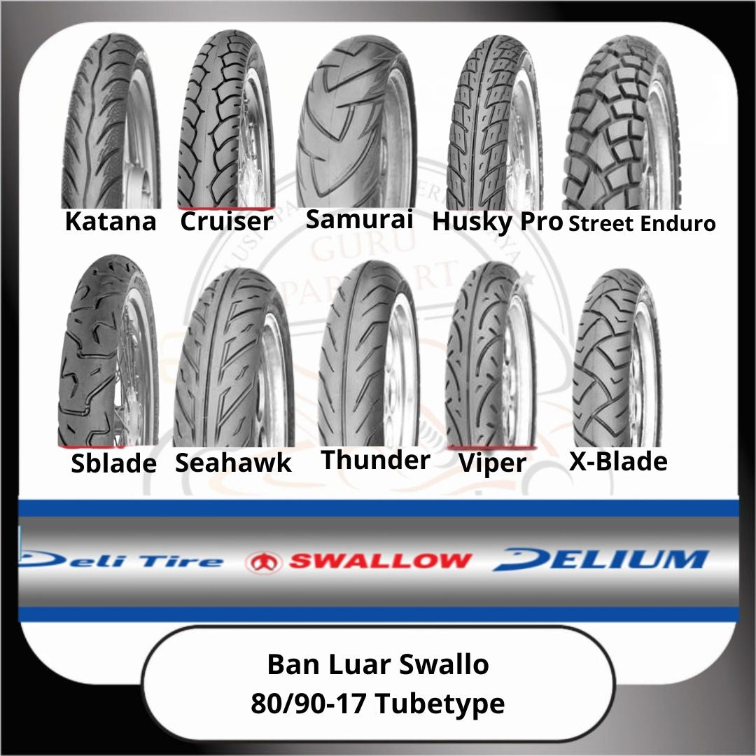 Ban Luar Swallow Tubetype 80/90-17
