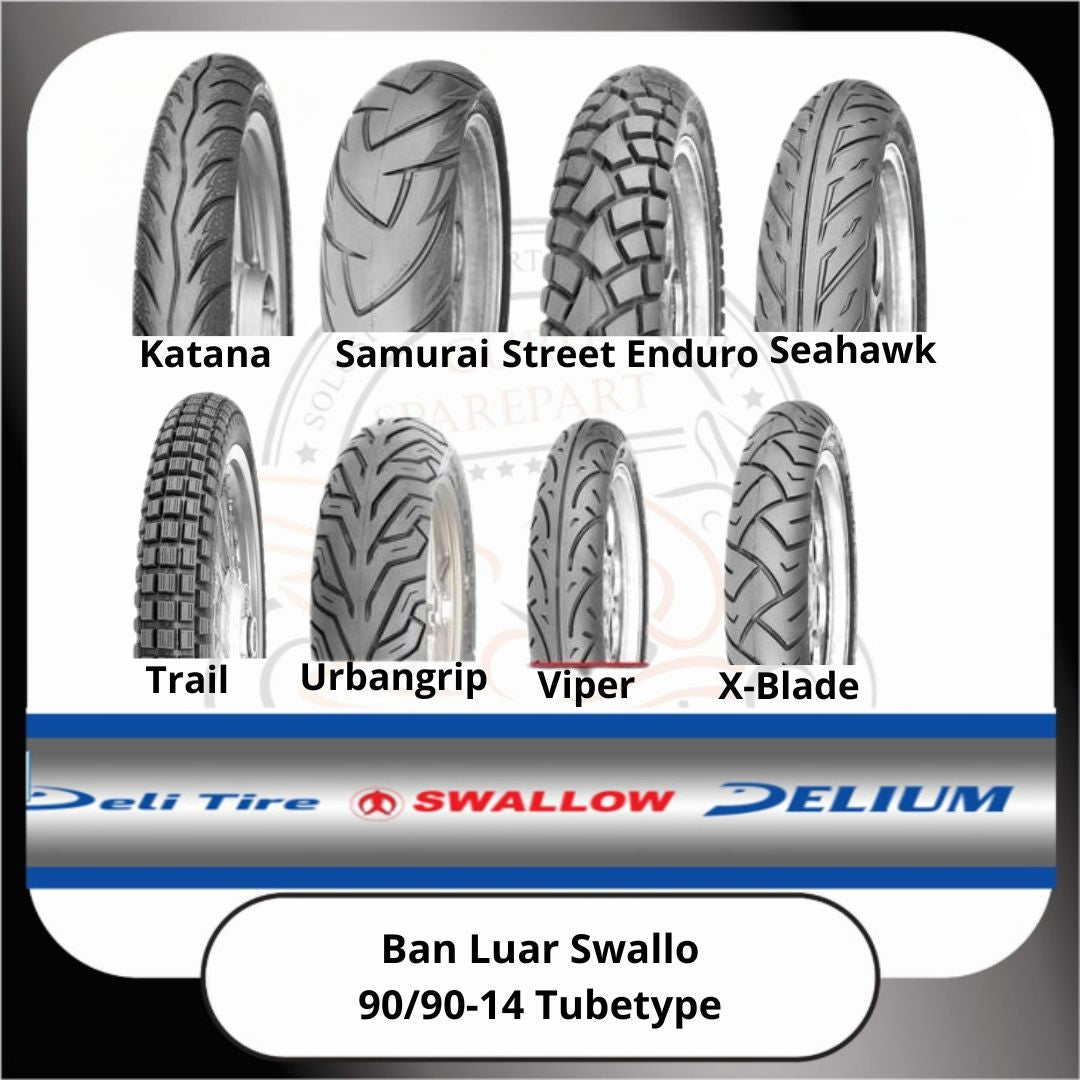 Ban Luar Swallow Tubetype 90/90-14