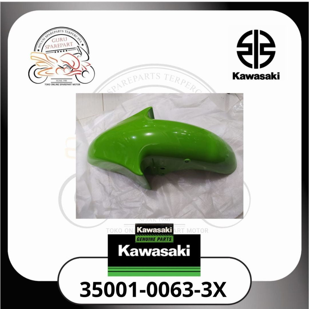 Kawasaki Spakbor Depan Sayap depan Ninja 150 R SS KIS lama Original 35001-0063