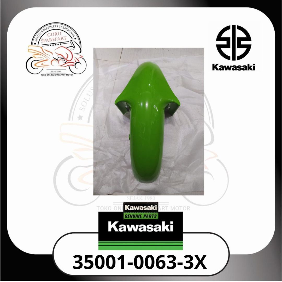 Kawasaki Spakbor Depan Sayap depan Ninja 150 R SS KIS lama Original 35001-0063