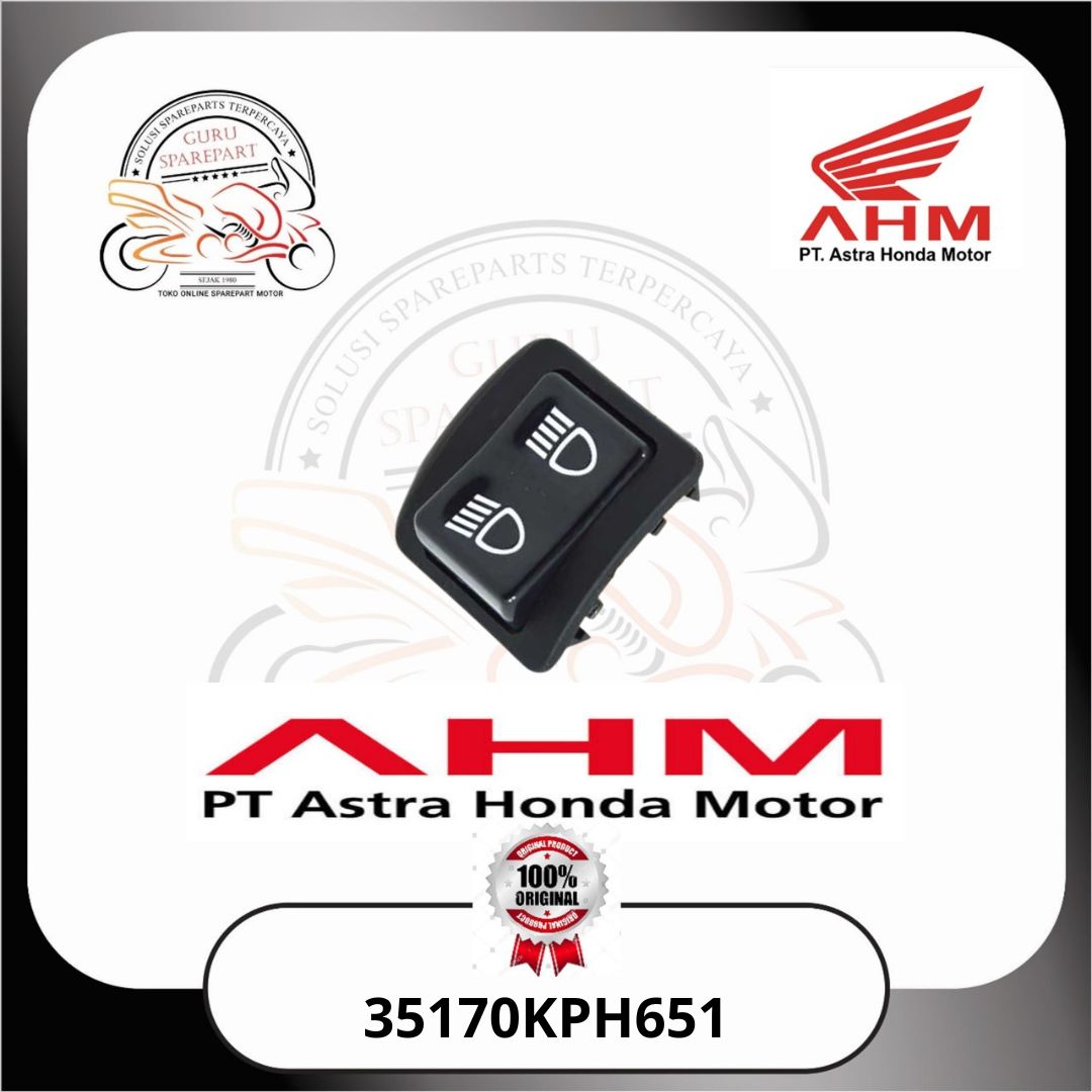 Honda Saklar Dimmer Honda Supra X 125 35170KPH651