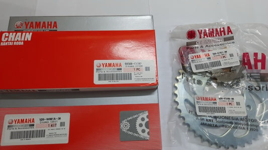 GEAR SET VEGA ZR GIR TARIK N RANTAI 5D9-W001A-30 ORIGINAL