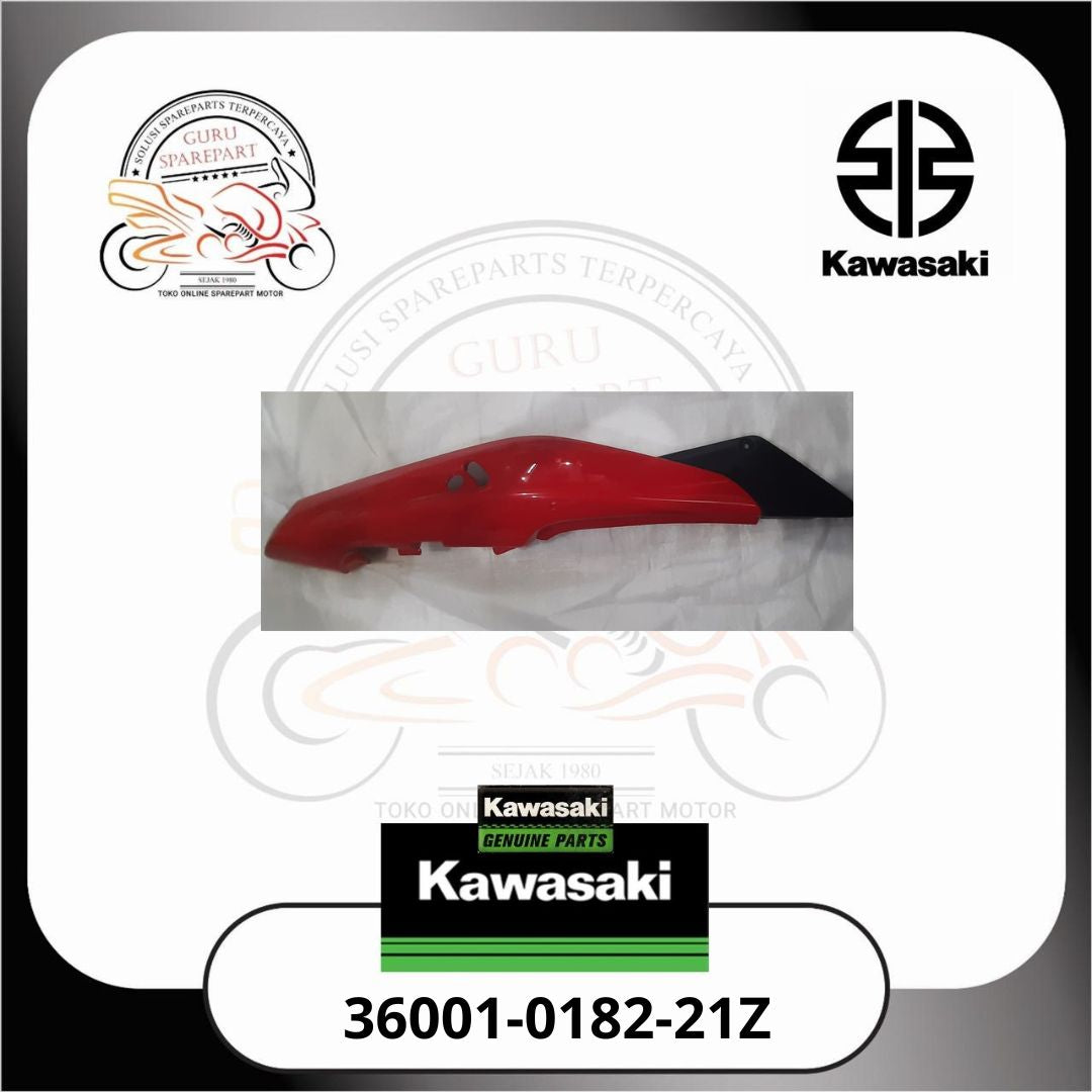 Kawasaki Cover Side Body Samping Kiri Merah Ninja RR Old  36001-0182-21Z