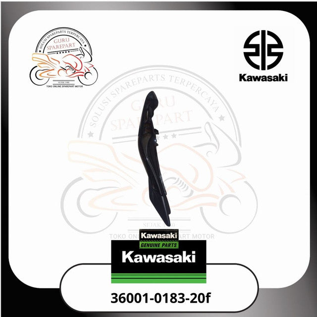 Cover Body Belakang Ninja RR Lama Hitam Kanan Original Kawasaki 20f