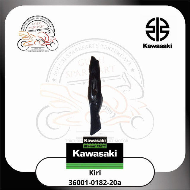 Cover Body Belakang Ninja RR Lama Hitam Kanan Kiri Original Kawasaki