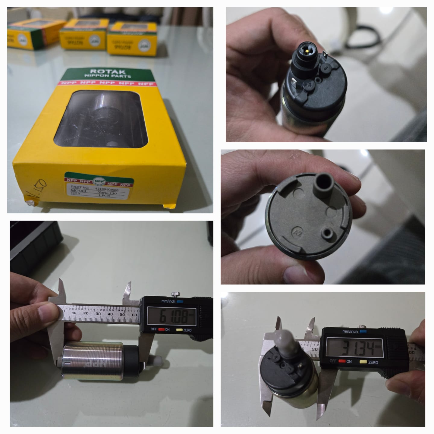 Npp Dinamo rotak  Fuel Pump Vario 150 fi