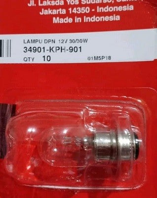 Honda Bohlam Bola Lampu depan Karismax Beat fi Beat ESP original AHM 34901-kph-881