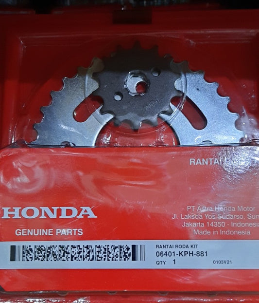 GEAR SET SUPRAX125 LAMA KARISMA RANTAI N GIR 06401-KPH-881