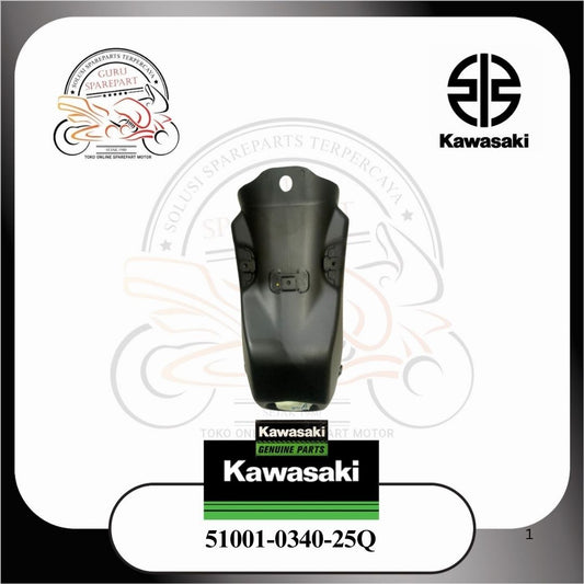Tangki Bensin KLX Hitam Original Kawasaki 51001034025Q