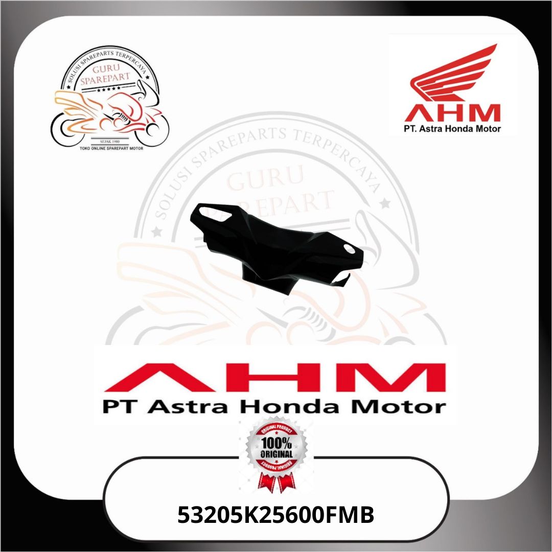 Honda Cover Batok Kepala Depan Hitam Honda BeAT Sporty ESP (K25) 53205K25600FMB