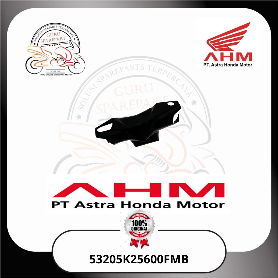 Honda Cover Batok Kepala Depan Hitam Honda BeAT Sporty ESP (K25) 53205K25600FMB