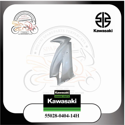 Kawasaki Fairing Cowling Atas Kanan Ninja RR New Putih Ori 55028-0404-14H