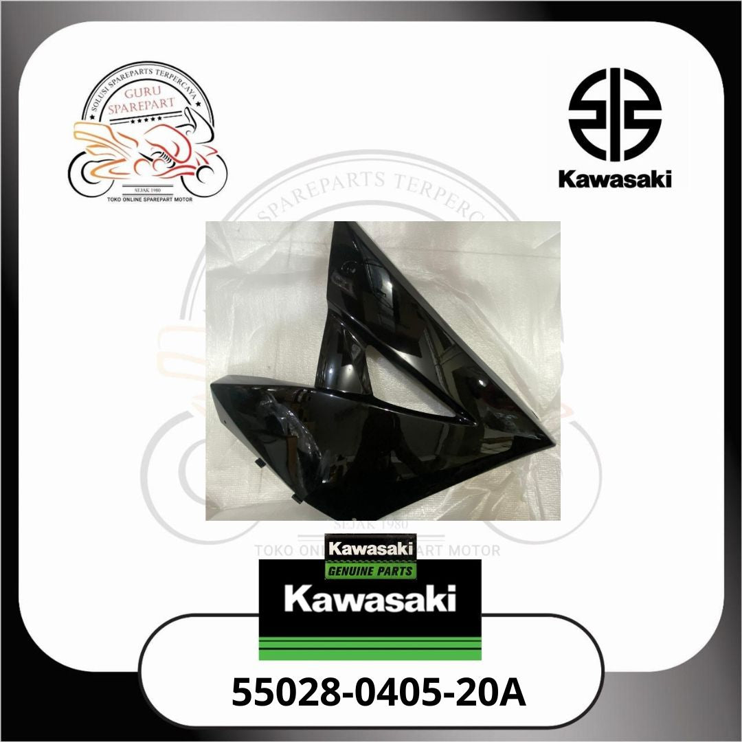 kawasaki Fairing Cowling Bawah Kiri Ninja RR New Hitam Ori 55028-0405-20A