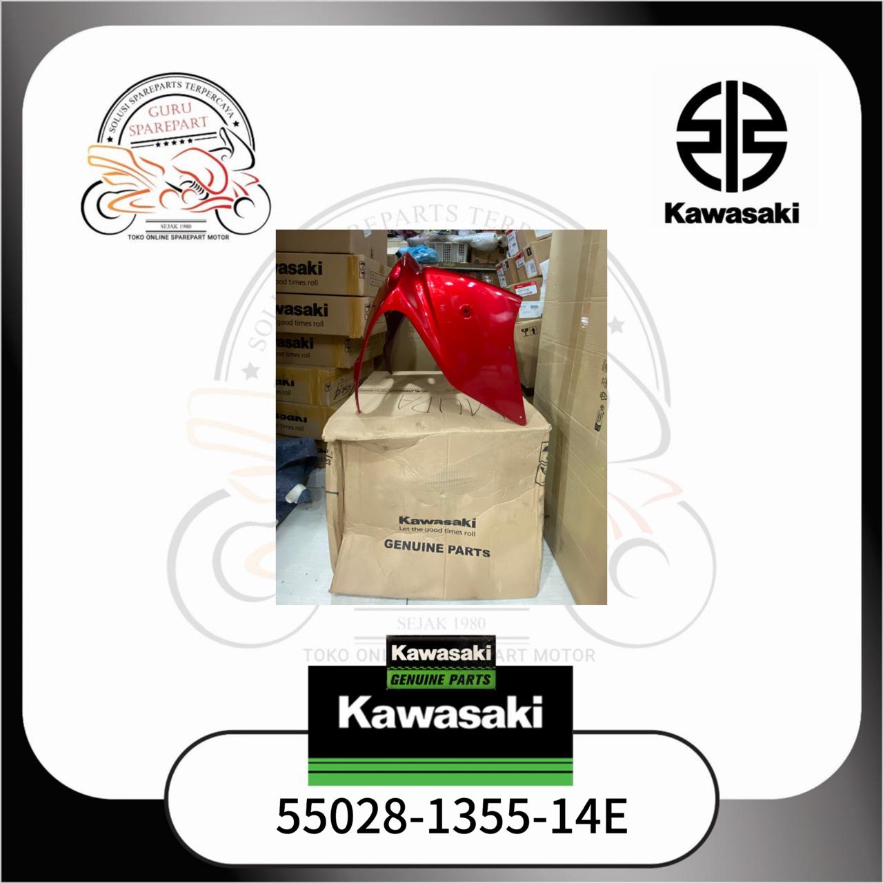 Kawasaki Panel Fairing depan batok lampu depan Ninja RR Old Original 55028-1355