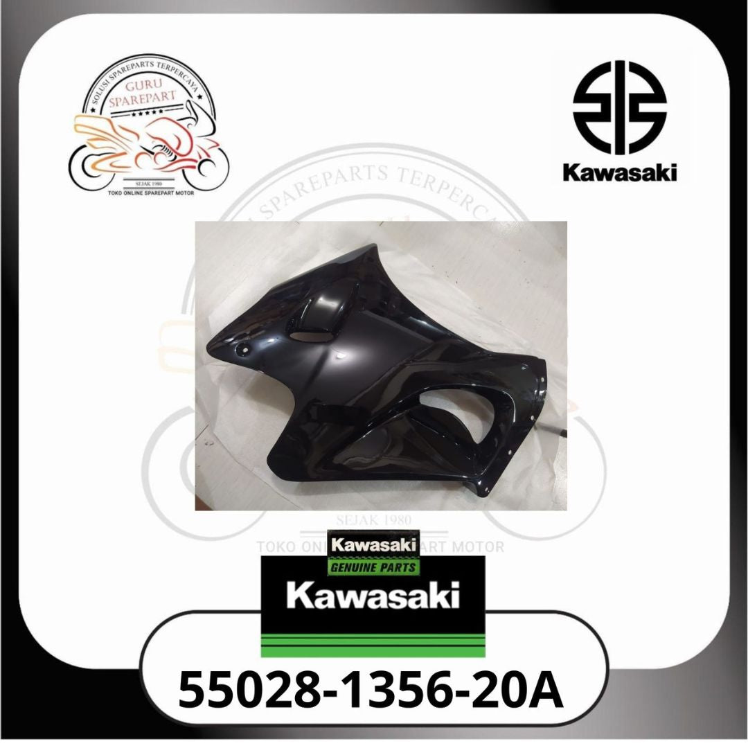 Kawasaki Fairing kiri Ninja RR Old cowl lower front left Original 55028-1356